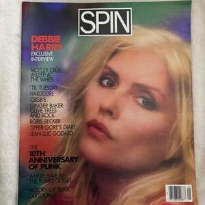 Vintage SPIN Magazine – Debbie Harry (Blondie) 1986
